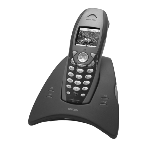 Topcom butler 5400 Bedienungsanleitung