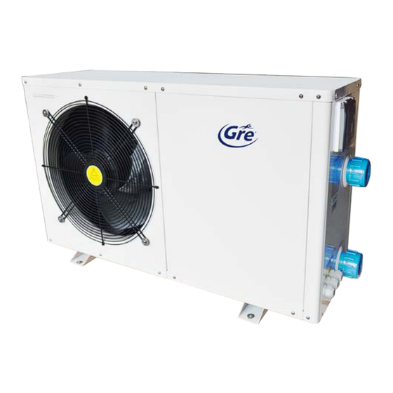 GRE Bomba calor 3,8 KW BC3800 Bedienungsanleitung