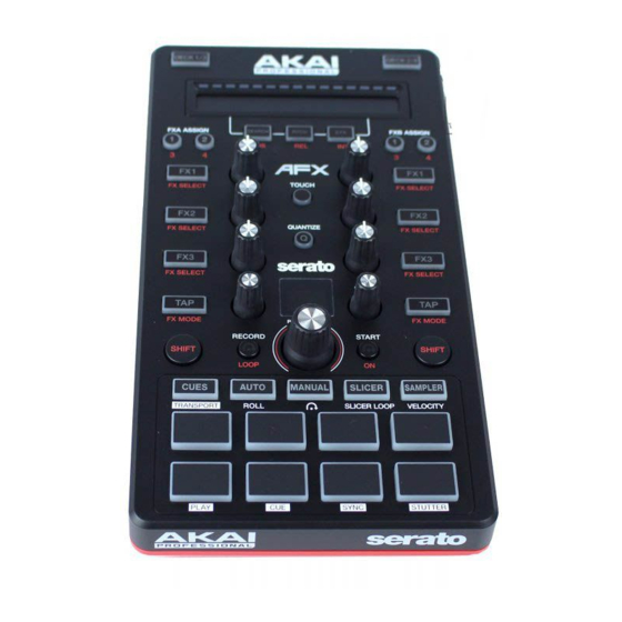 Akai AFX Benutzerhandbuch