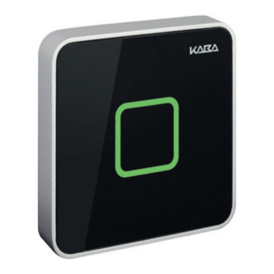 Kaba x-lock A412 Installationsanleitung