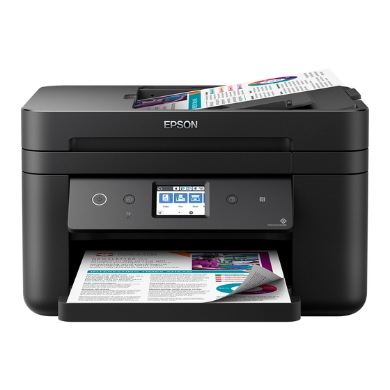 Epson WorkForce WF-2860DWF Benutzerhandbuch