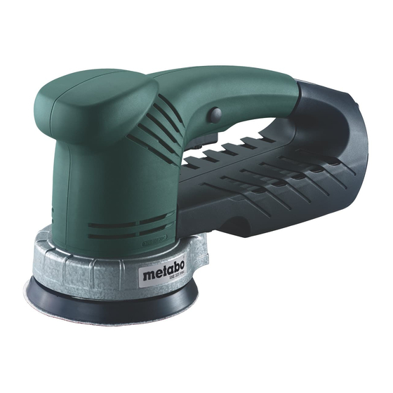 Metabo SXE 325 Intec Originalbetriebsanleitung