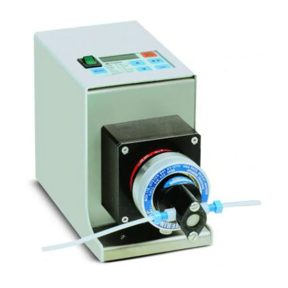 Ismatec REGLO-E Digital Installation Und Elektrische Anschlüsse