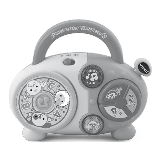 VTech Mein erster CD Spieler Bedienungsanleitung