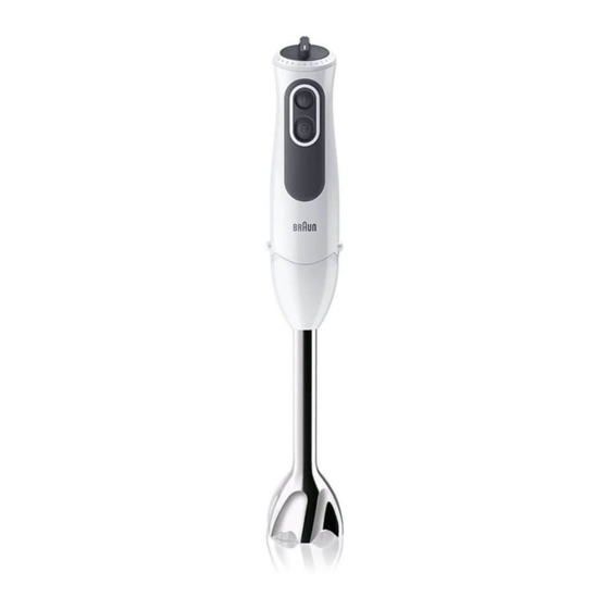 Braun MultiQuick 3 Vario RM-201 Bedienungsanleitung