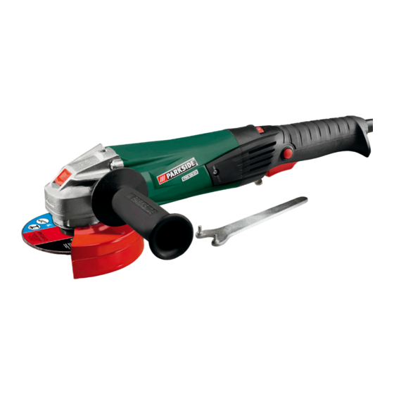 Parkside PWS 125 A1 Bedienungs- Und Sicherheitshinweise