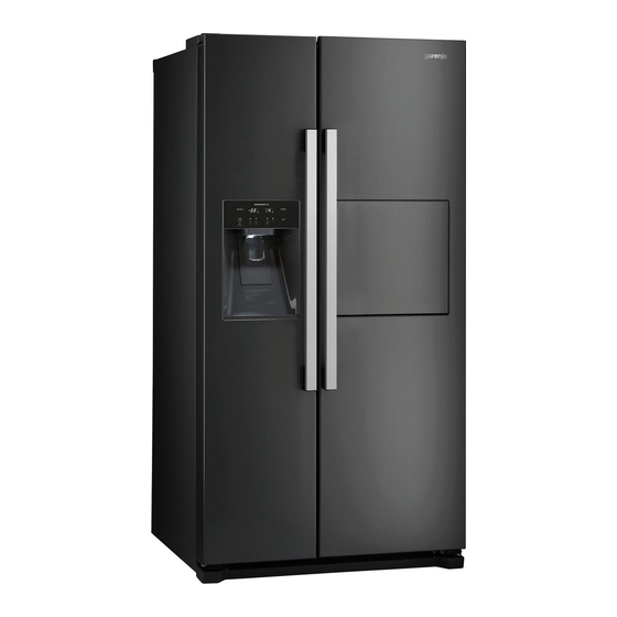 Gorenje NRS9182CBBK Bedienungsanleitung