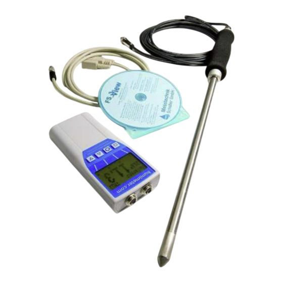 humimeter.com RH2 Kurzbedienungsanleitung