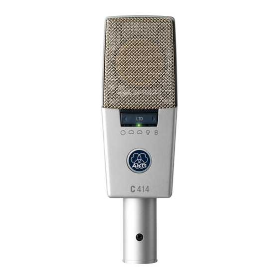 AKG C414 LTD Bedienungsanleitung
