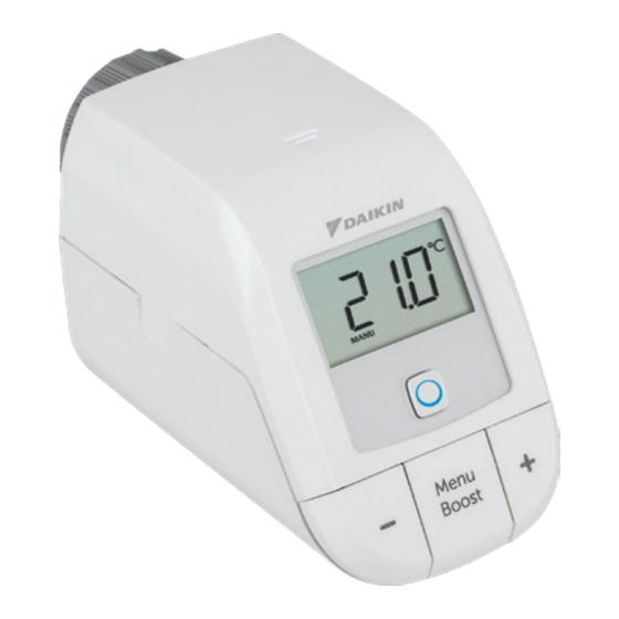 Daikin homecontrols EKRRVATR2BA Referenzhandbuch
