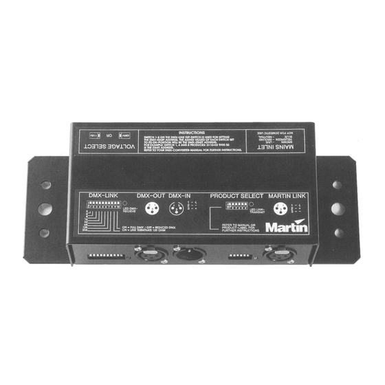 Martin DMX-Interface Bedienungshandbuch