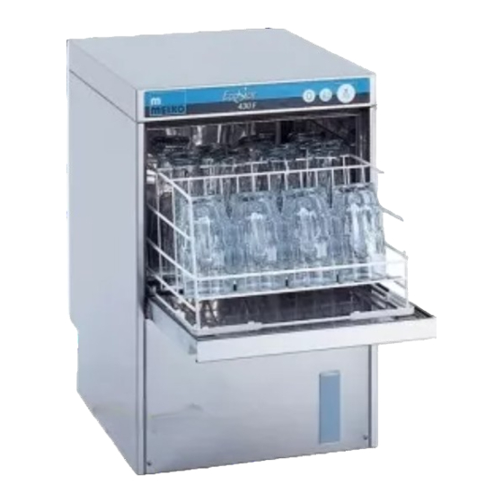 Meiko EcoStar 430 F-M Betriebsanleitung