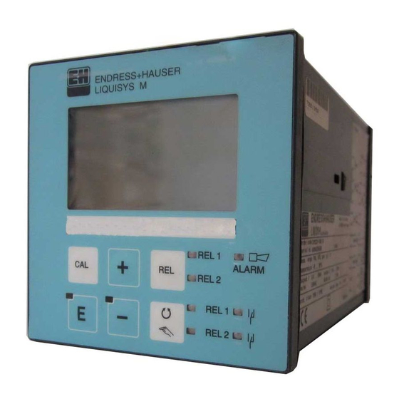 Endress+Hauser Liquisys M CUM223 Betriebsanleitung