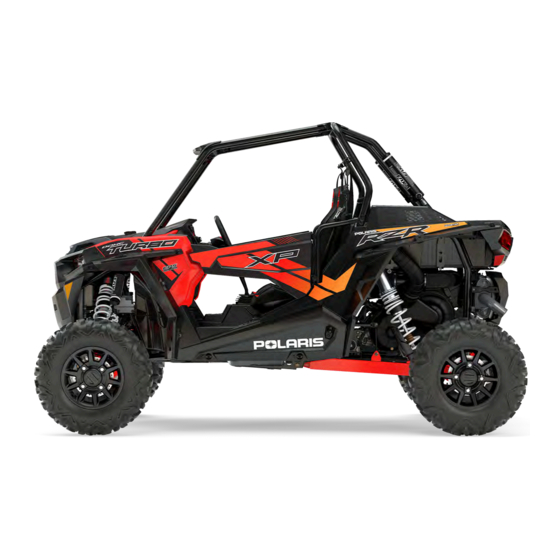 Polaris RZR XP Turbo Betriebsanleitung Für Wartung Und Sicherheit