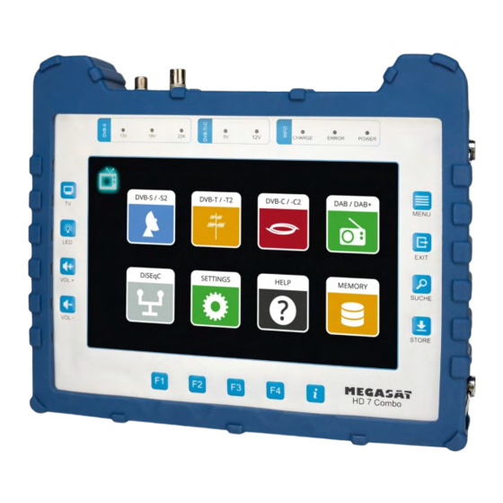 Megasat HD 7 Combo Kurzanleitung