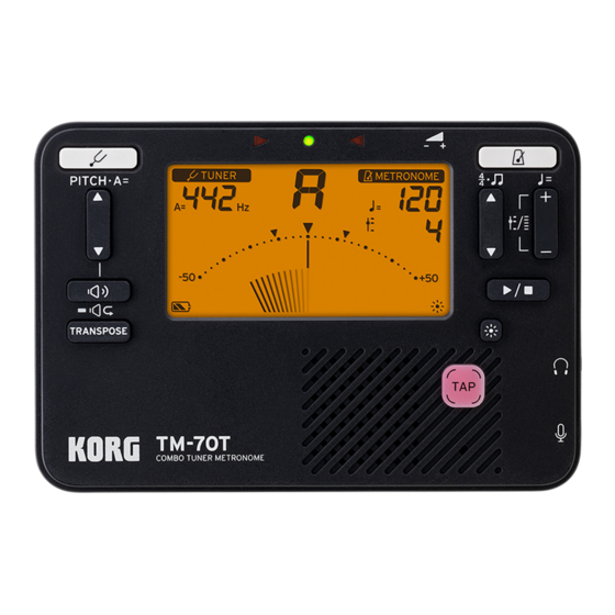 Korg TM-70T Blitzstart