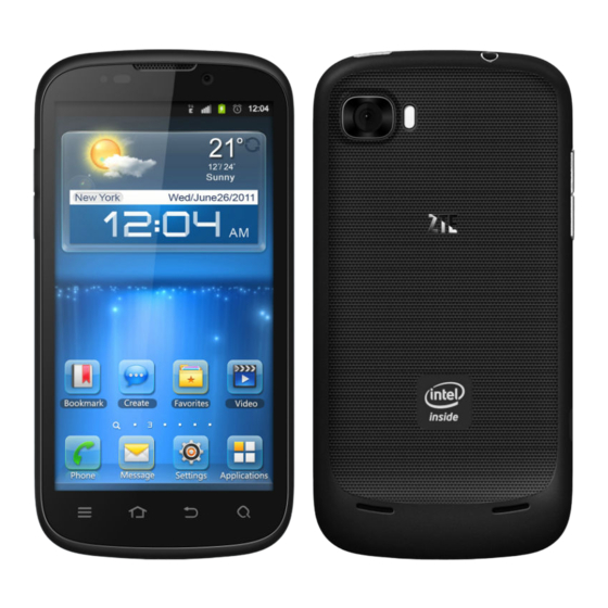ZTE Grand X In Bedienungsanleitung
