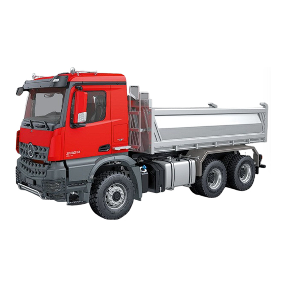 Amewi Mercedes-Benz Arocs Hydraulik Muldenkipper 6x6 Bedienungsanleitung