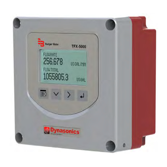 Dynasonics TFX-5000 Bedienungsanleitung