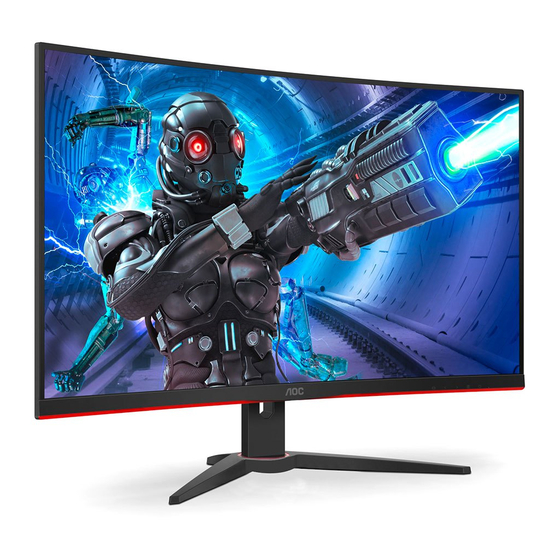 AOC C32G2ZE Bedienungsanleitung