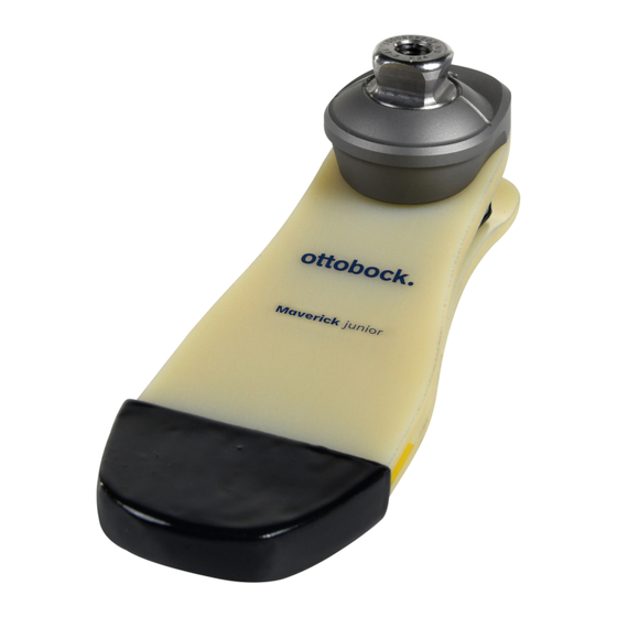 Ottobock Maverick junior Gebrauchsanweisung