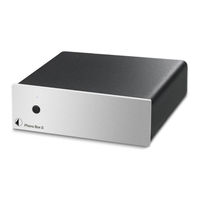 Box-Design Pro-Ject Phono Box S Bedienungsanleitung