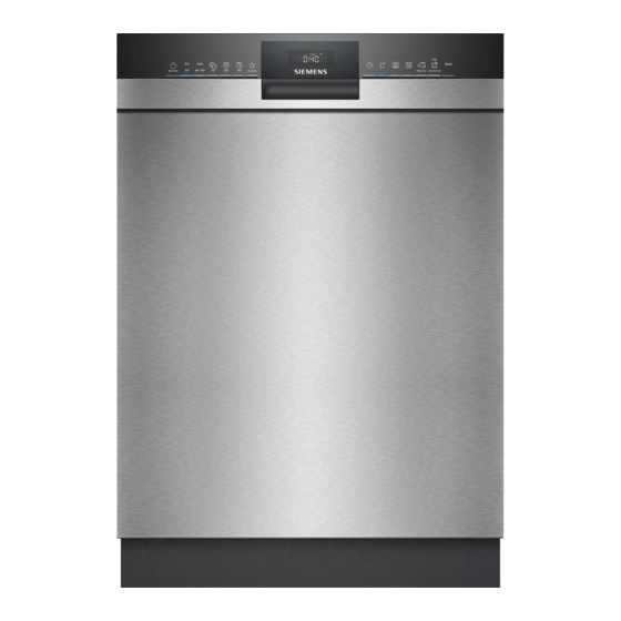 Siemens iQ300 SN43ES15BE Gebrauchsanleitung