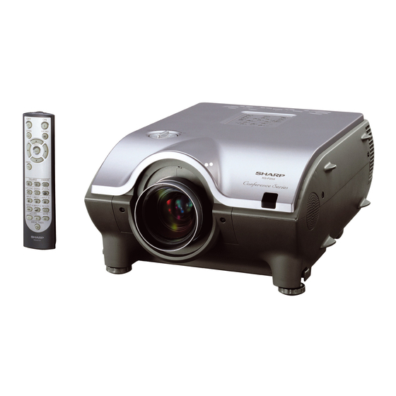 Sharp XG-P25X Service Anleitung