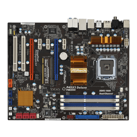 ASROCK P45X3 Deluxe Bedienungsanleitung