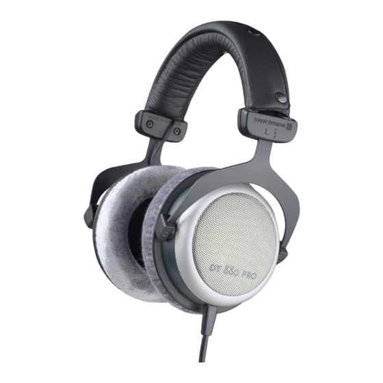 Beyerdynamic DT 880 PRO Bedienungsanleitung
