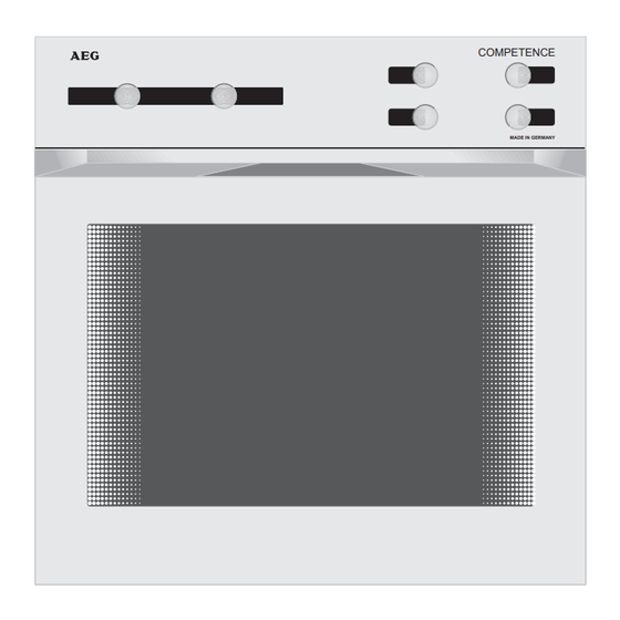 AEG COMPETENCE E 6200 Benutzerinformation