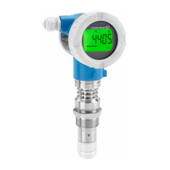 Endress+Hauser Micropilot FMR66B HART Technische Information