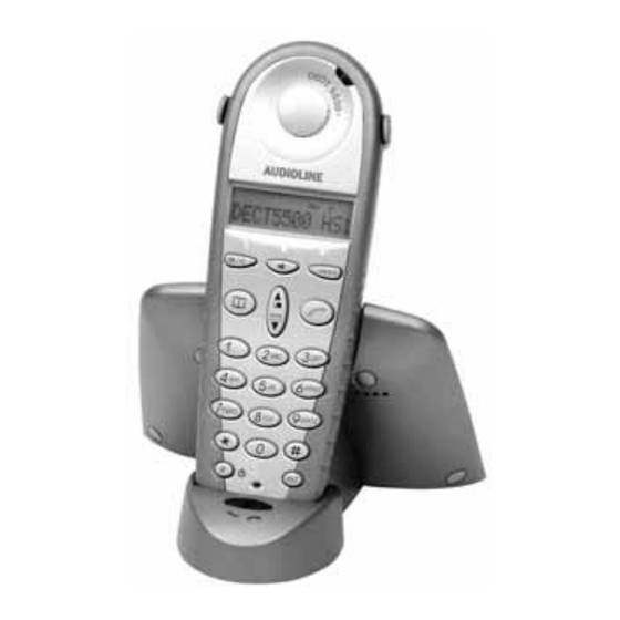 AUDIOLINE DECT 5500 plus Bedienungsanleitung