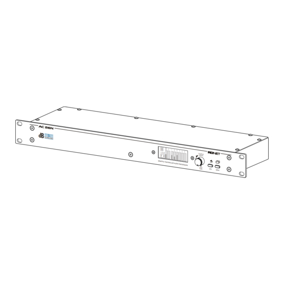 dBTechnologies AC 26N Bedienungsanleitung
