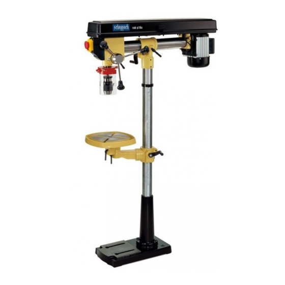 Scheppach rab t16x Bedienungsanweisung