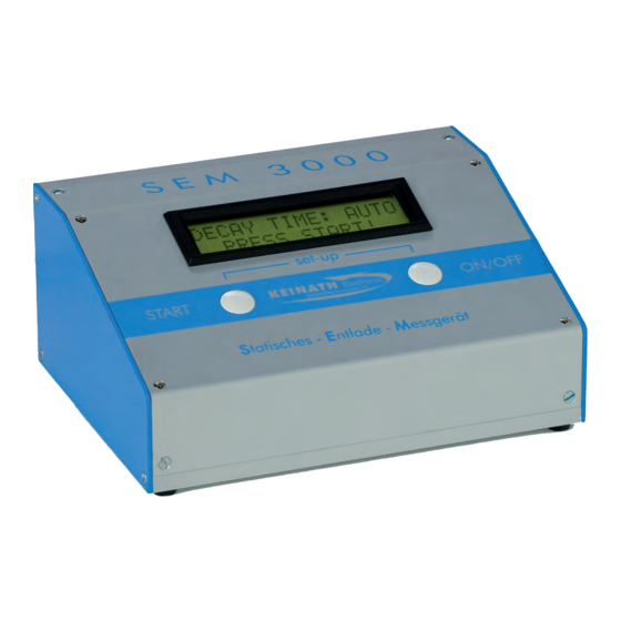 Keinath SEM 3000 Handbuch