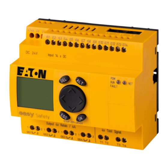 Eaton easySafety ES4P-221 Serie Originalbetriebsanleitung