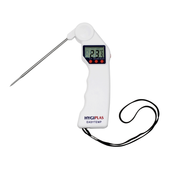 HYGIPLAS Easytemp J242 Bedienungsanleitung