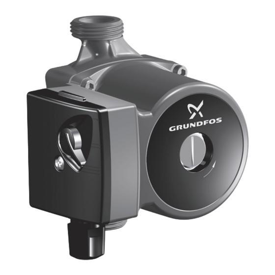 Grundfos UP Serie Bedienungsanleitung