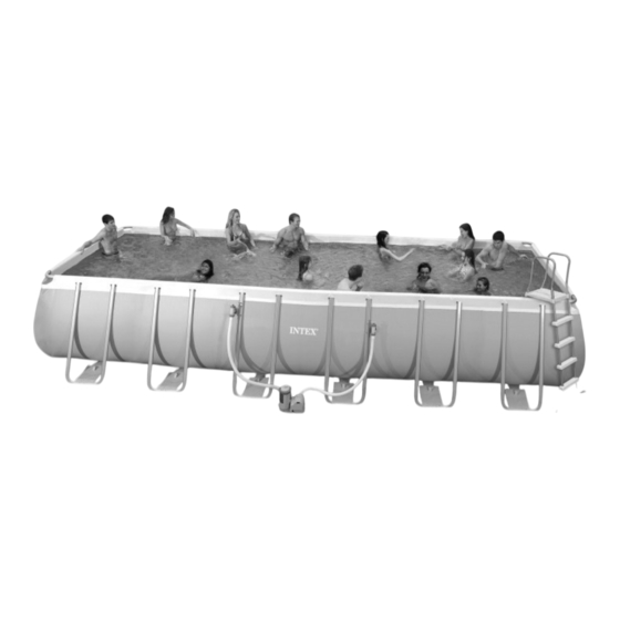 Intex FRAME POOL SET ULTRA QUADRA XTR Serie Benutzerhandbuch