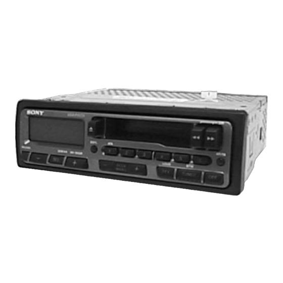 Sony XR-1800R Bedienungsanleitung