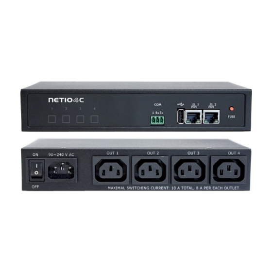 netio 4 Schnellinstallationsanleitung