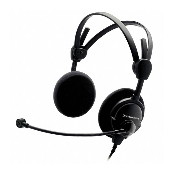 Sennheiser HMD 46 Bedienungsanleitung