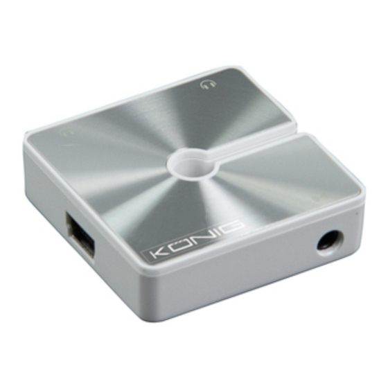 Konig Electronic CMP-SOUNDAMP10 Anleitung