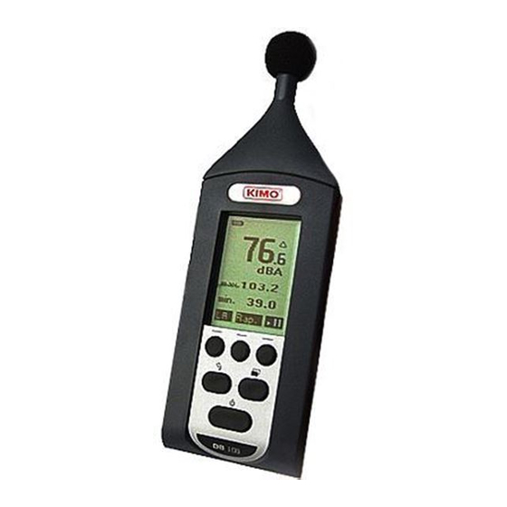 Kimo DB 100 Betriebsanleitung