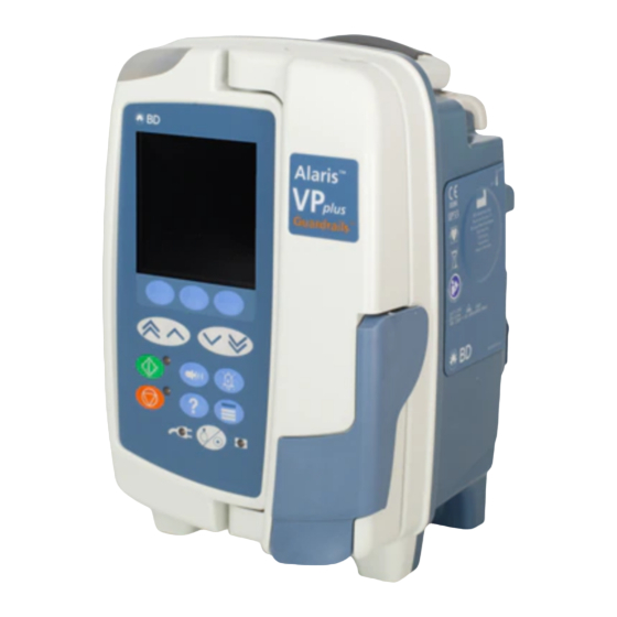 BD Alaris VP Plus Guardrails 9003TIG03-G Kurz-Bedinungsanleitung