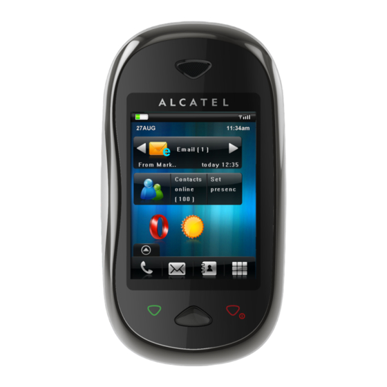 Alcatel OT-880 Bedienungsanleitung