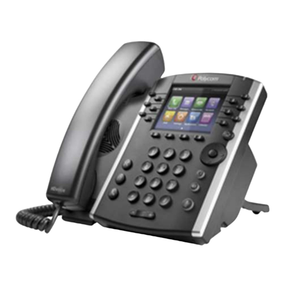 Polycom VVX400-410 Schnelle Referenzanleitung