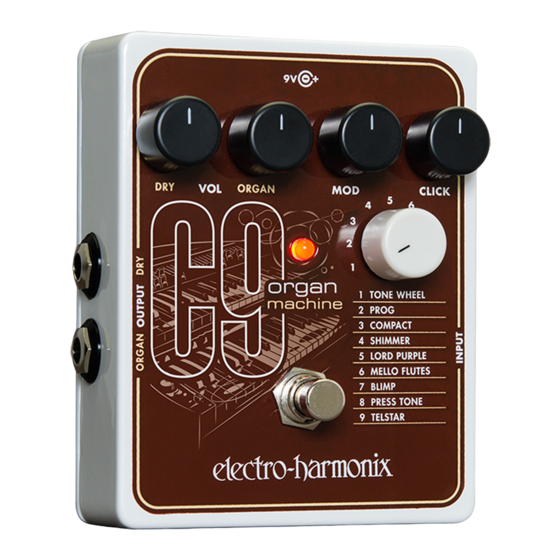 Electro-Harmonix C9 Bedienungsanleitung