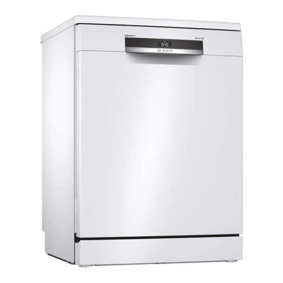 Bosch SMS6ECW07E Gebrauchsanleitung